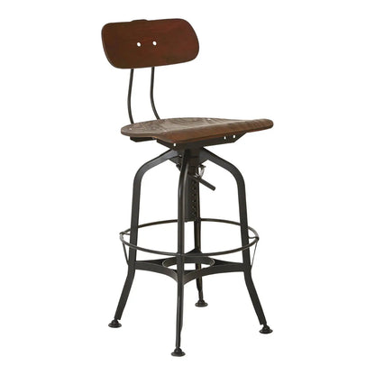 aRmanica NEW CENTARY WALNUT REVOLVING BAR STOOL