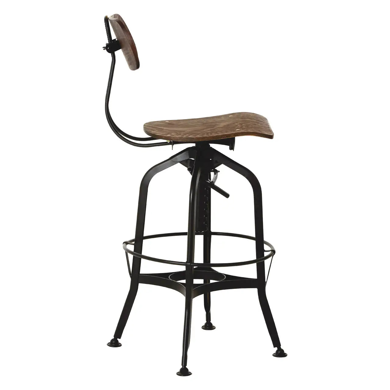 aRmanica NEW CENTARY WALNUT REVOLVING BAR STOOL