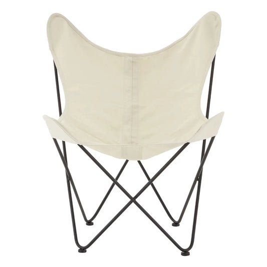 aRmanica PAPILLON IVORY BUTTERFLY FOLDING CHAIR