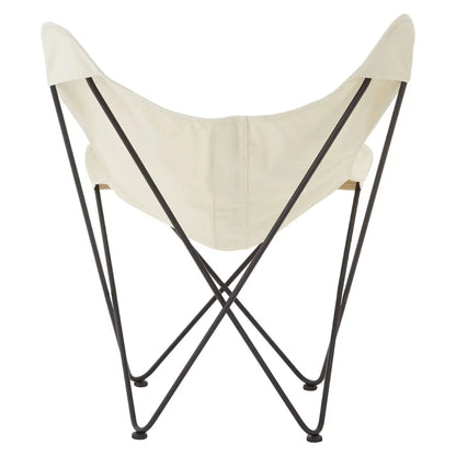 aRmanica PAPILLON IVORY BUTTERFLY FOLDING CHAIR