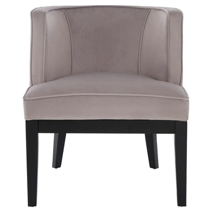 aRmanica LAXSTO LIGHT GREY VELVET CHAIR