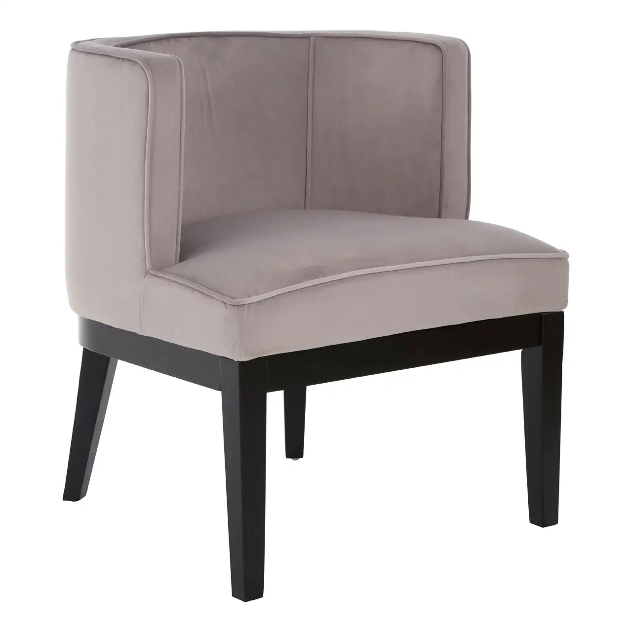 aRmanica LAXSTO LIGHT GREY VELVET CHAIR