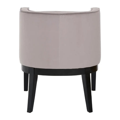 aRmanica LAXSTO LIGHT GREY VELVET CHAIR