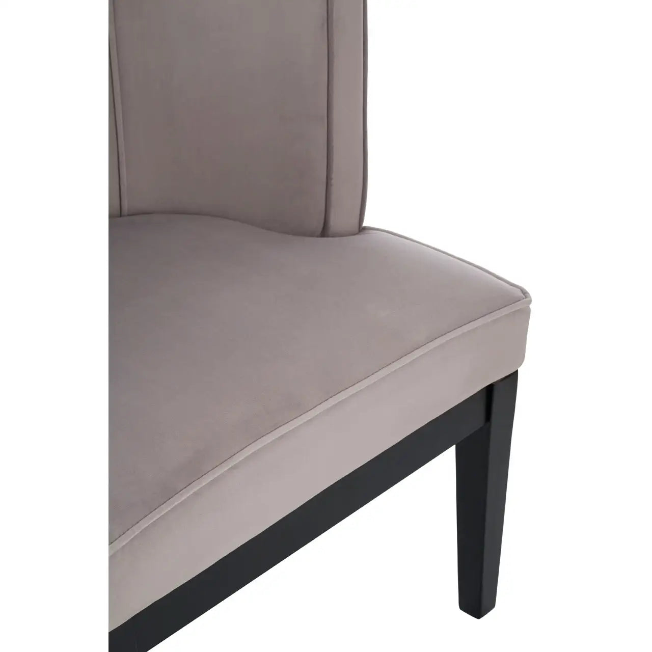 aRmanica LAXSTO LIGHT GREY VELVET CHAIR