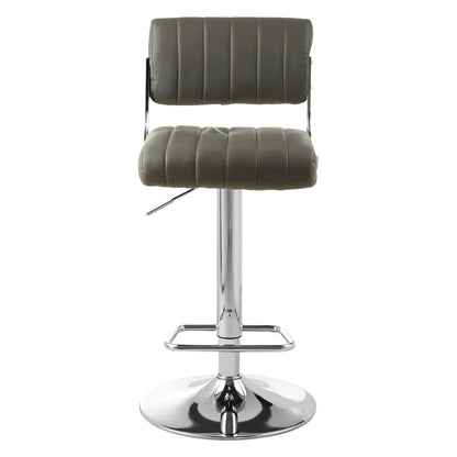 aRmanica NEW YORK GREY CHANNEL DESIGN SEAT BAR STOOL