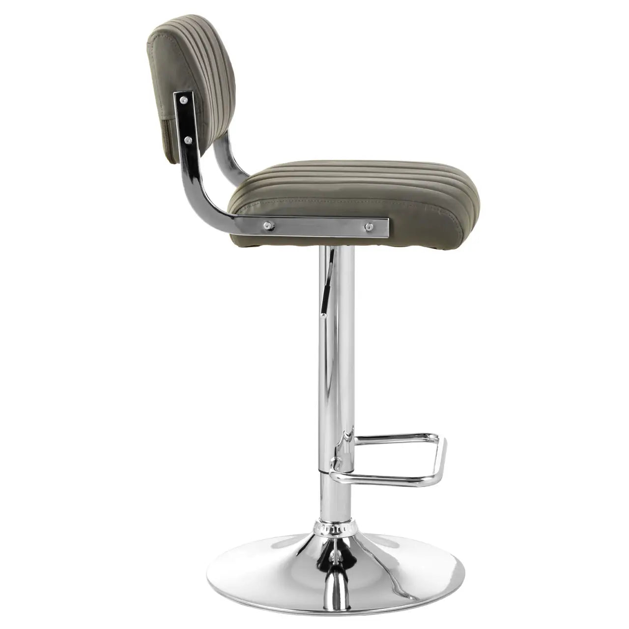 aRmanica NEW YORK GREY CHANNEL DESIGN SEAT BAR STOOL