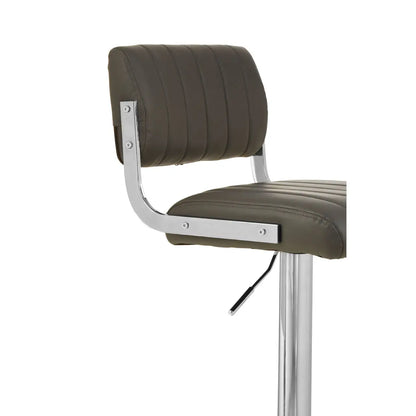 aRmanica NEW YORK GREY CHANNEL DESIGN SEAT BAR STOOL