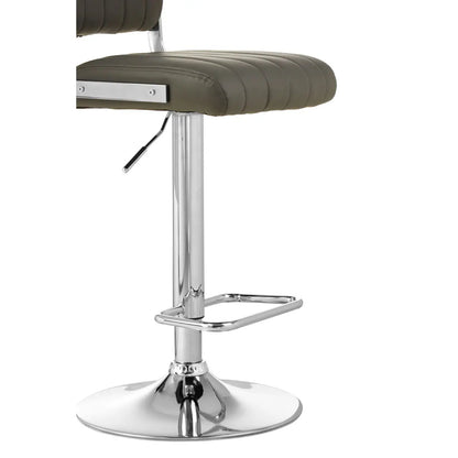 aRmanica NEW YORK GREY CHANNEL DESIGN SEAT BAR STOOL