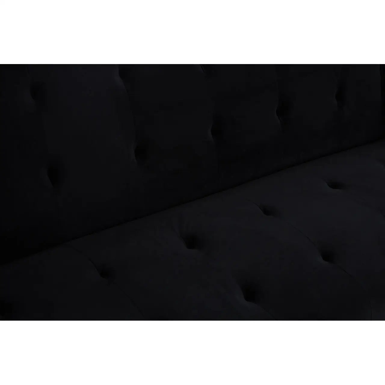 aRmanica HATTON BLACK VELVET SOFA BED