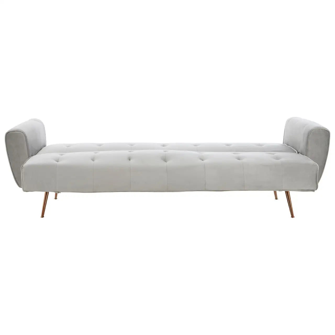 aRmanica HATTON GREY VELVET SOFA BED