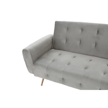 aRmanica HATTON GREY VELVET SOFA BED