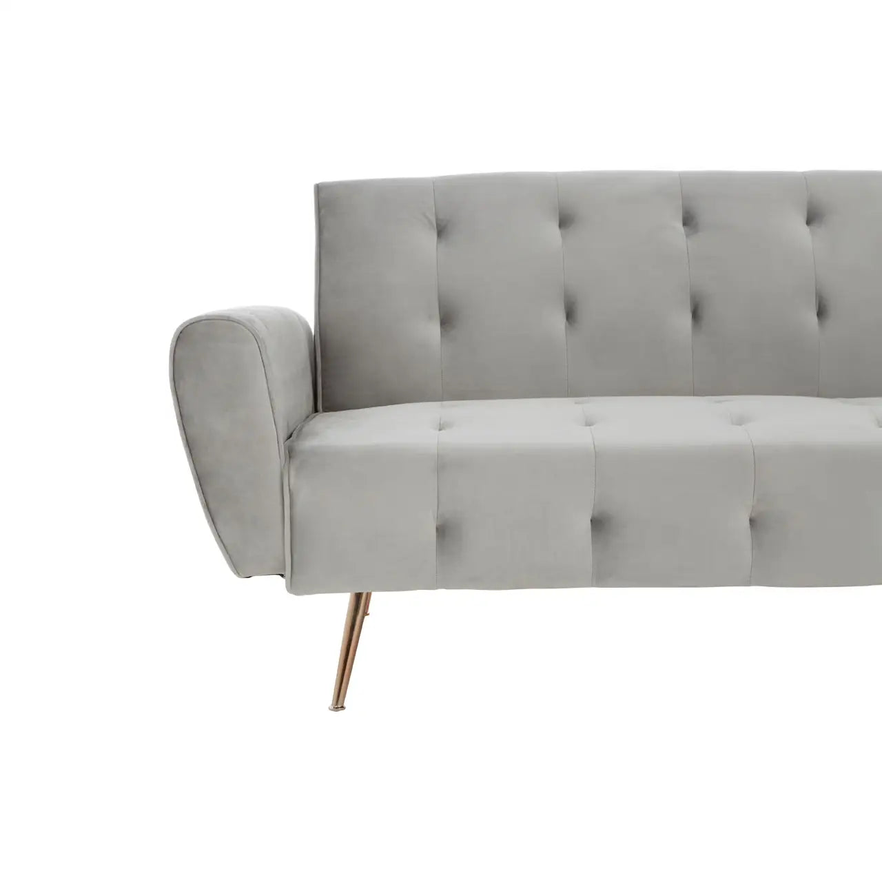 aRmanica HATTON GREY VELVET SOFA BED