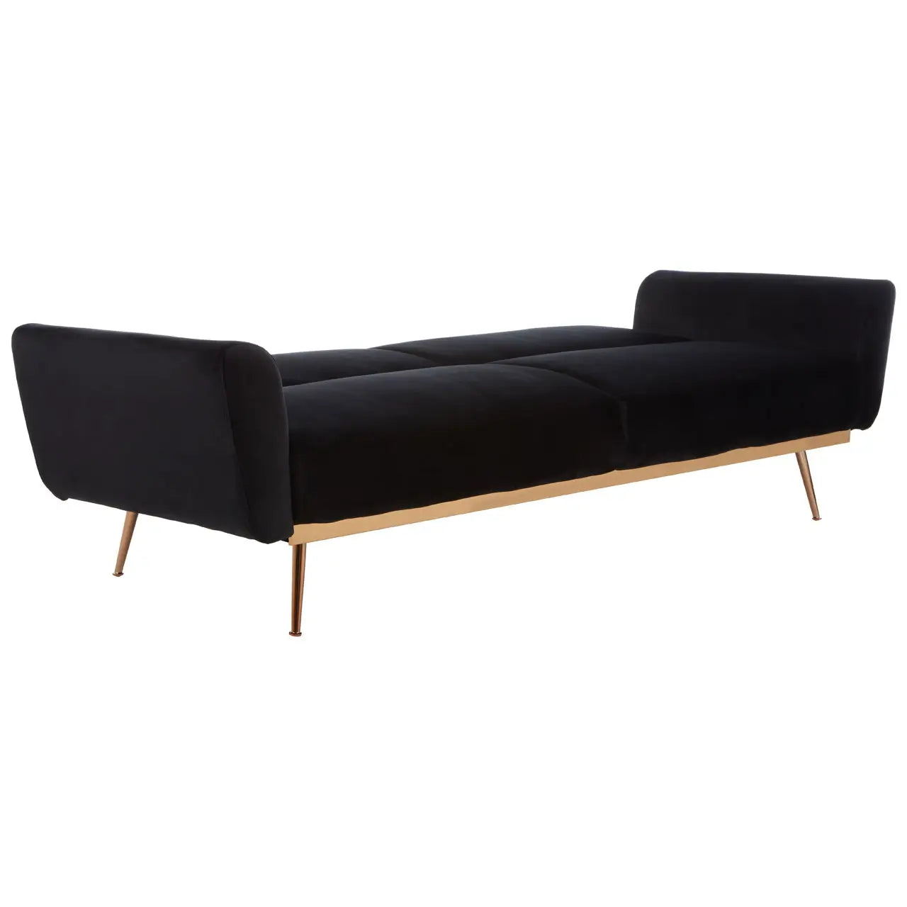 aRmanica HARRIS BLACK VELVET SOFA BED