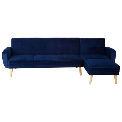 aRmanica SEIENA 3 SEAT NAVY SOFA BED