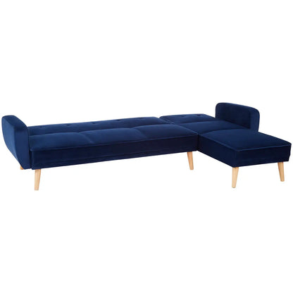 aRmanica SEIENA 3 SEAT NAVY SOFA BED