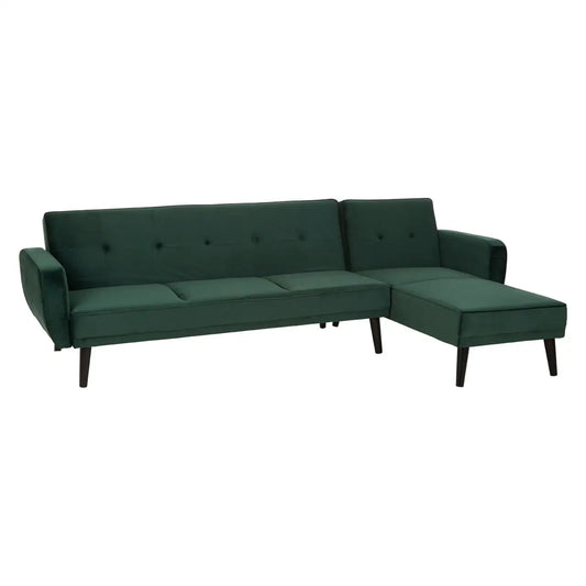 aRmanica SEIENA 3 SEAT GREEN SOFA BED