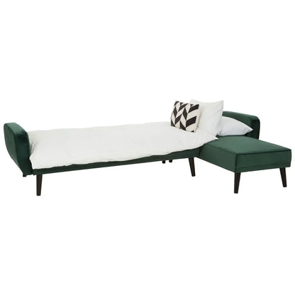 aRmanica SEIENA 3 SEAT GREEN SOFA BED