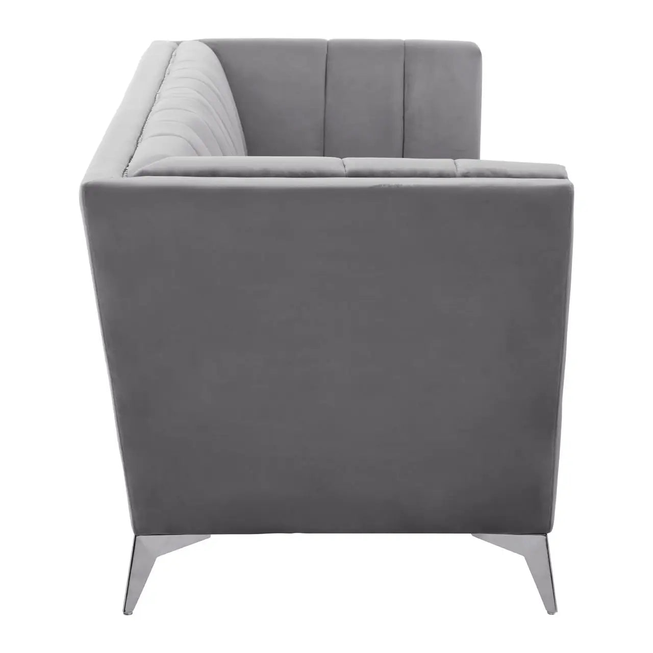 aRmanica HANIL THREE SEAT GREY VELVET SOFA