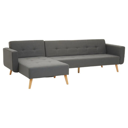 aRmanica HANEG GREY LARGE CORNER SOFA BED