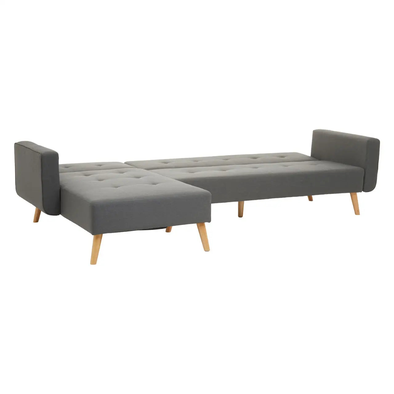 aRmanica HANEG GREY LARGE CORNER SOFA BED