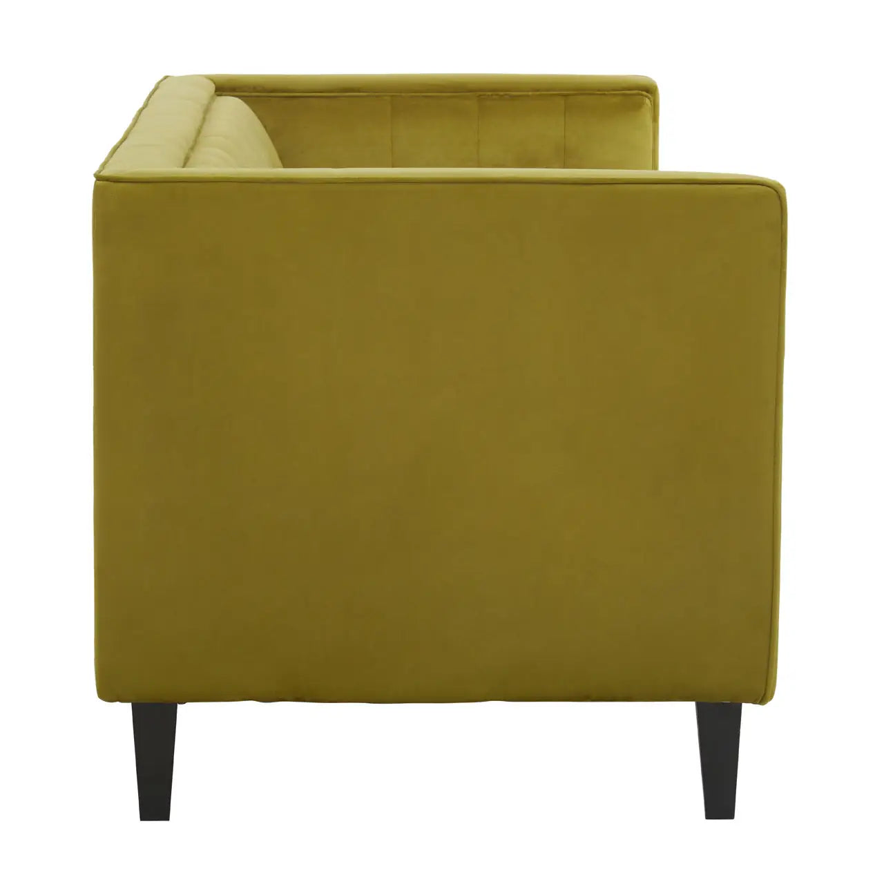 aRmanica CELIA THREE SEAT OLIVE VELVET SOFA