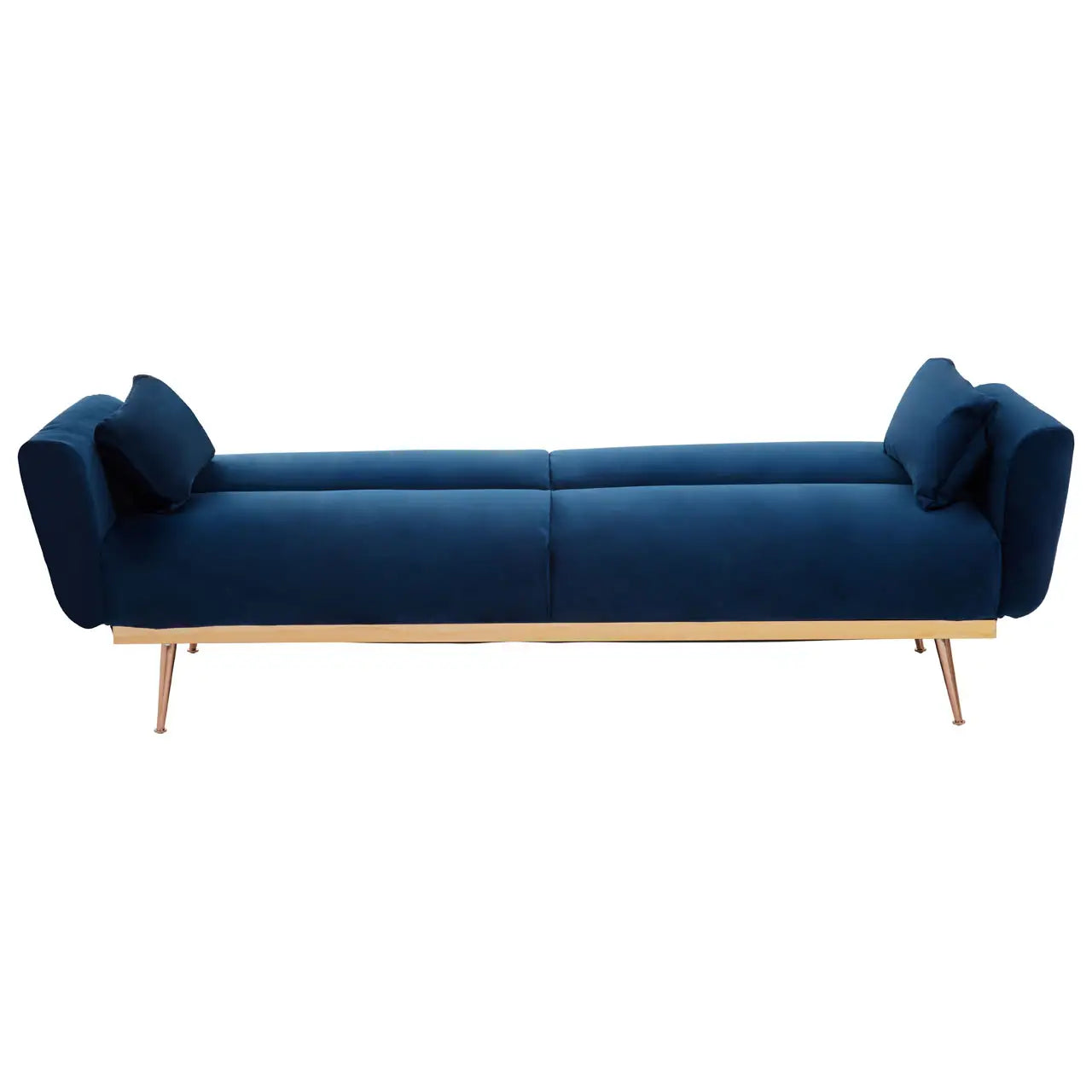 aRmanica HARRIS DARK BLUE VELVET SOFA BED