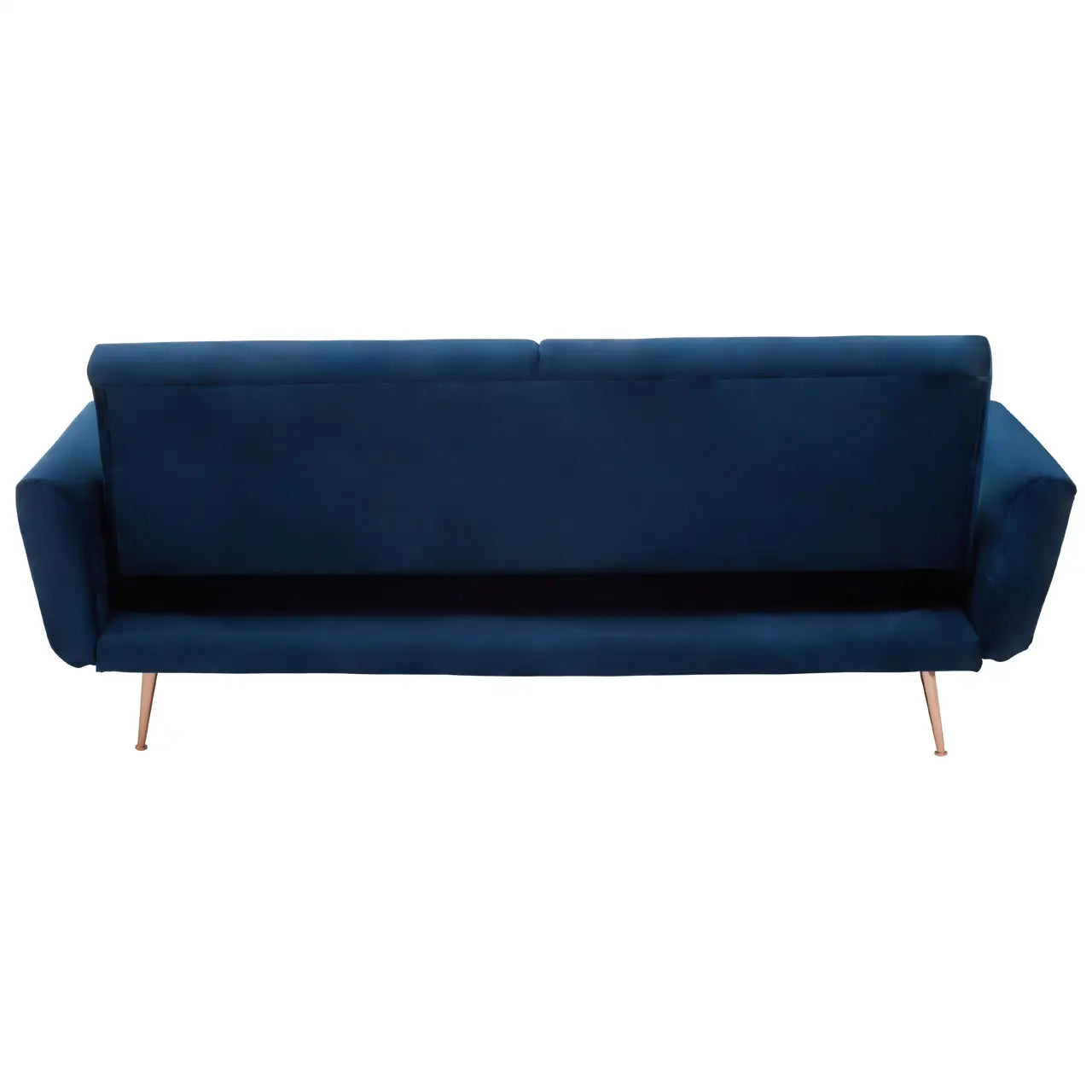 aRmanica HARRIS DARK BLUE VELVET SOFA BED