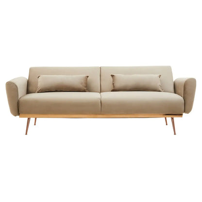 aRmanica HARRIS MINK VELVET SOFA BED