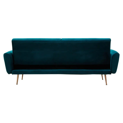 aRmanica HARRIS GREEN VELVET SOFA BED