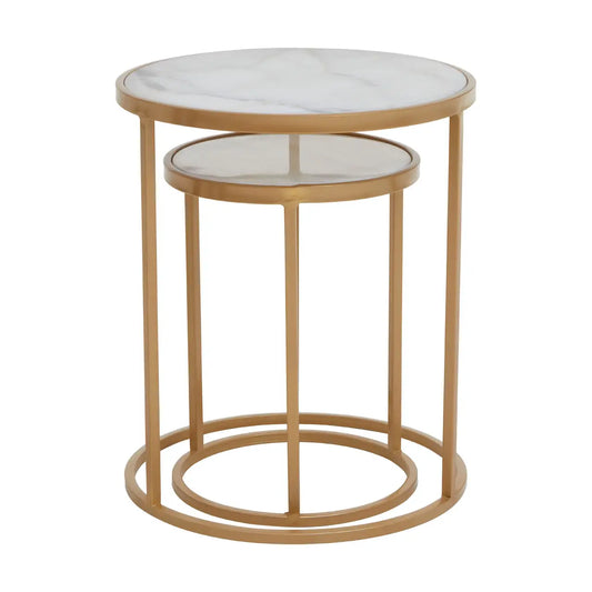 aRmanica Colav Set Of Two Nesting Tables