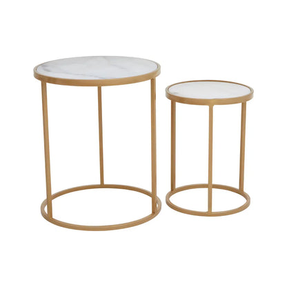 aRmanica Colav Set Of Two Nesting Tables