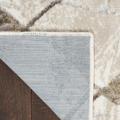 aRmanica GLITZ IVORY GREY RUG by NOURISON