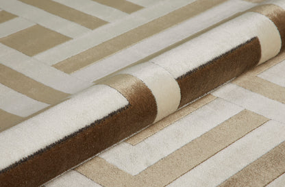 aRmanica  LUGANO IVORY GOLD RUG by NOURISON