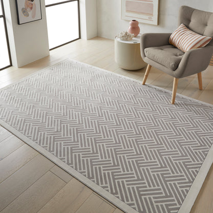 aRmanica  LUGANO GREY IVORY RUG by NOURISON