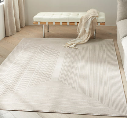 aRmanica IRRADIANT IVORY Rug by CALVIN KLEIN