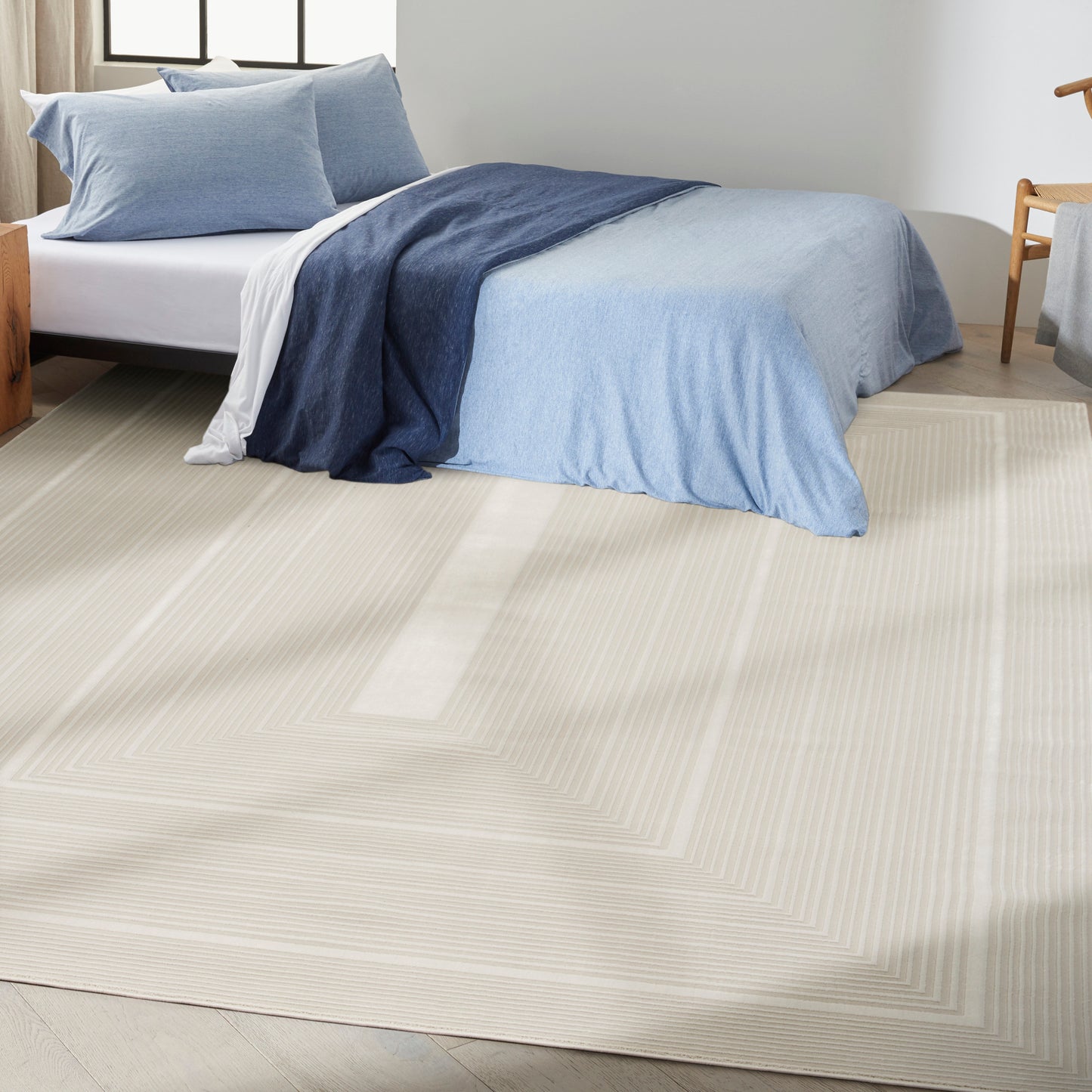 aRmanica IRRADIANT IVORY Rug by CALVIN KLEIN