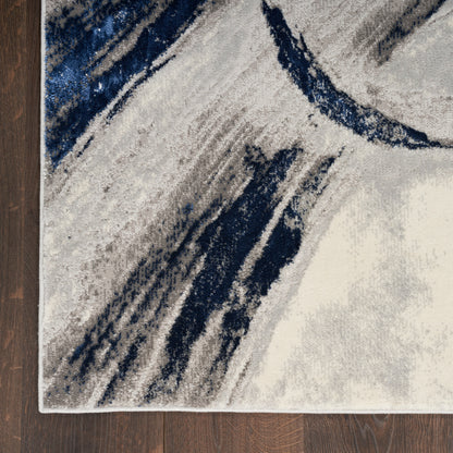 aRmanica CELESTIAL GREY NAVY RUG by NOURISON