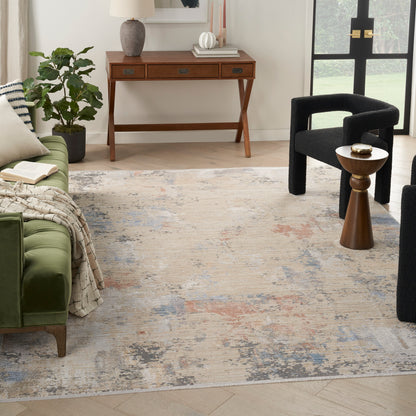 aRmanica ABSTRACT BEIGE MULTI COLOUR RUG by NOURISON