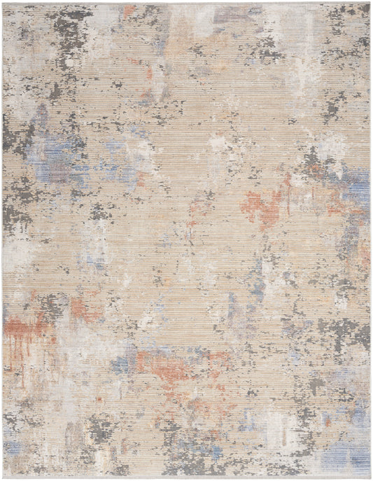 aRmanica ABSTRACT BEIGE MULTI COLOUR RUG by NOURISON