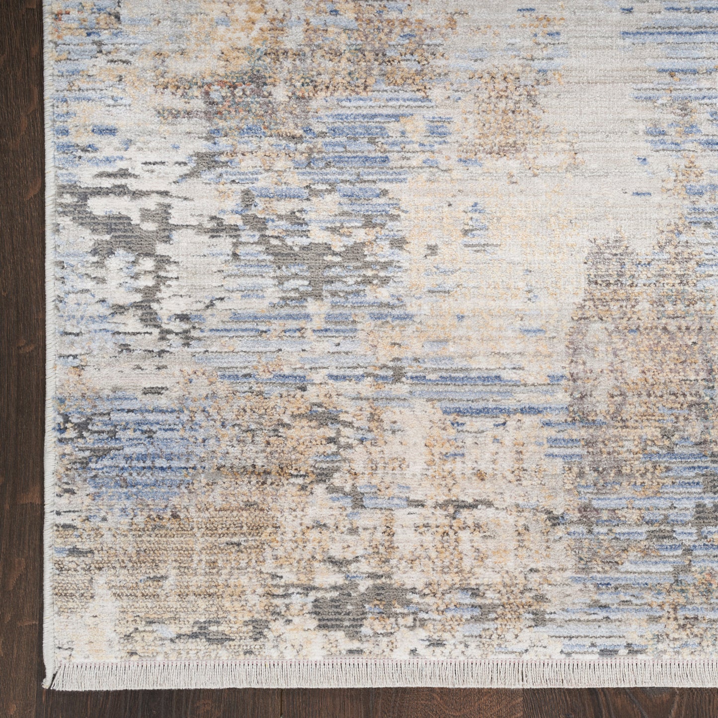 aRmanica ABSTRACT BLUE MULTI COLOUR RUG by NOURISON