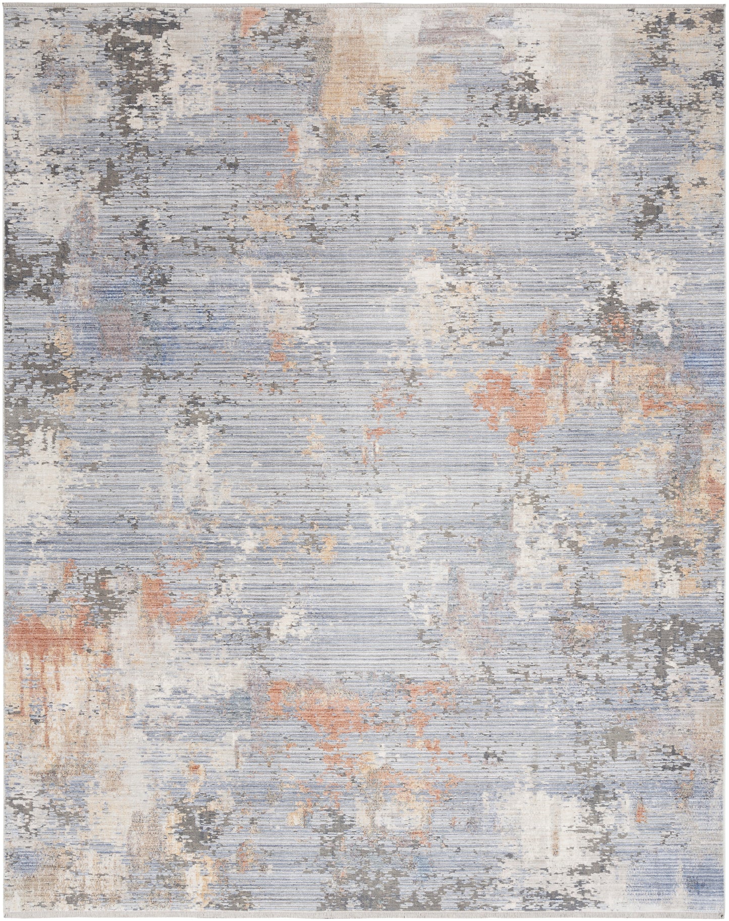 aRmanica ABSTRACT BLUE MULTI COLOUR RUG by NOURISON