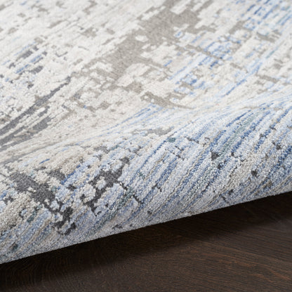 aRmanica ABSTRACT BLUE GREY RUG by NOURISON