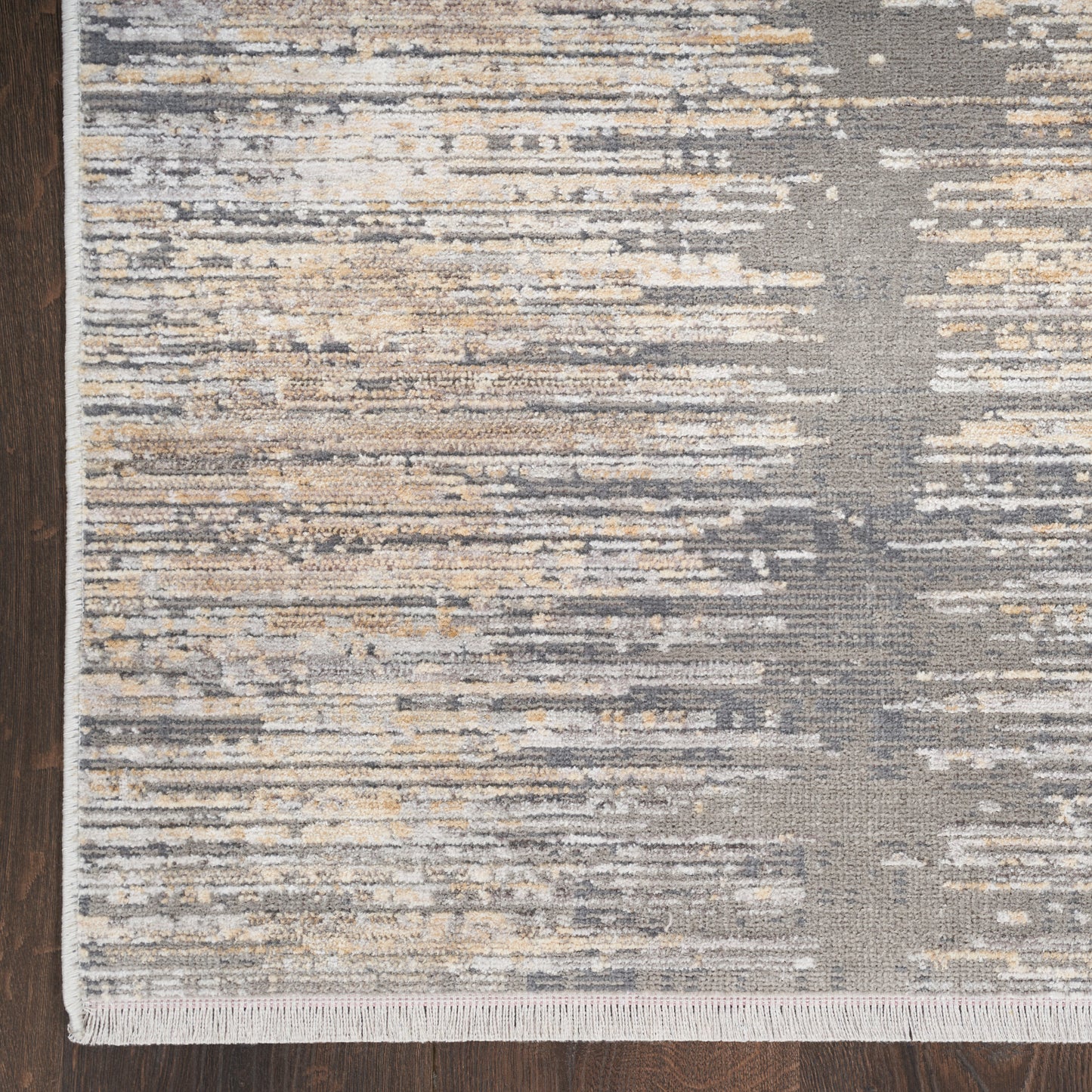 aRmanica ABSTRACT GREY GOLD RUG by NOURISON