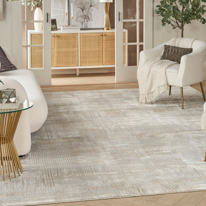 aRmanica GLITZ SILVER GREY RUG by NOURISON