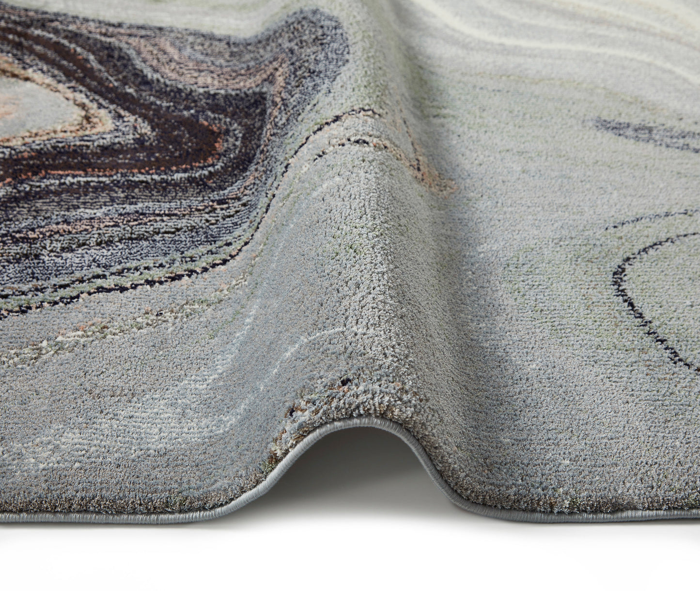 aRmanica Arama Abstract Sage Grey Rug