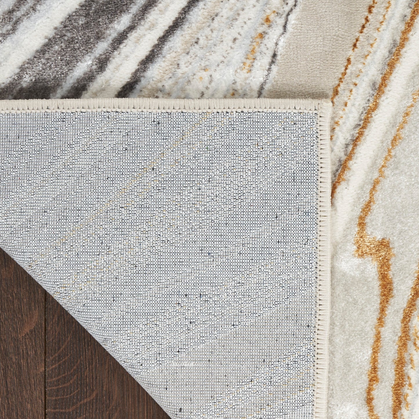 aRmanica GLITZ Grey/Gold RUG