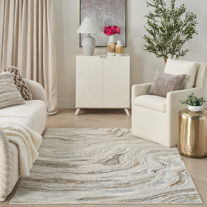 aRmanica GLITZ Grey/Gold RUG