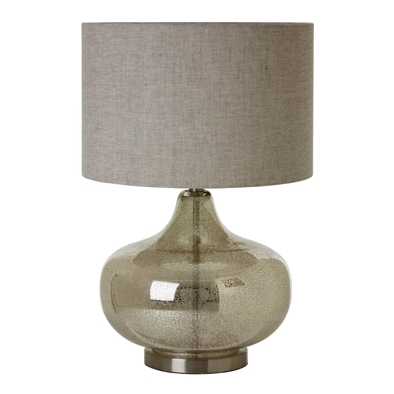 aRmanica LOS Grey LINEN SHADE TABLE LAMP