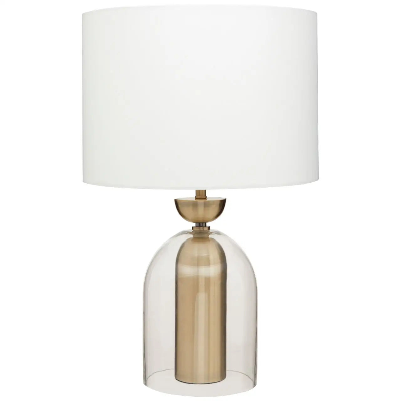 aRmanica SELIOS GLASS AND BRASS FINISH TABLE LAMP