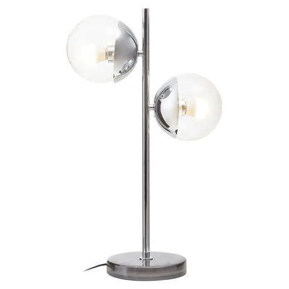 aRmanica Revioe Large Silver Finish Metal Table Lamp